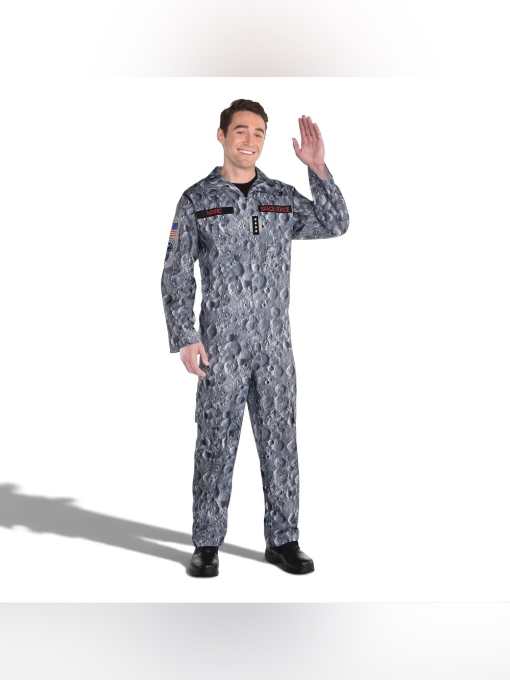 Netflix Space Force General Mark Naird Adult Halloween Costume Jumpsuit